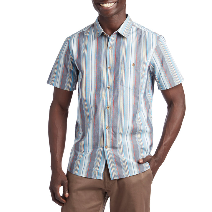 Vissla Vaca Short-Sleeve Shirt Dark Denim