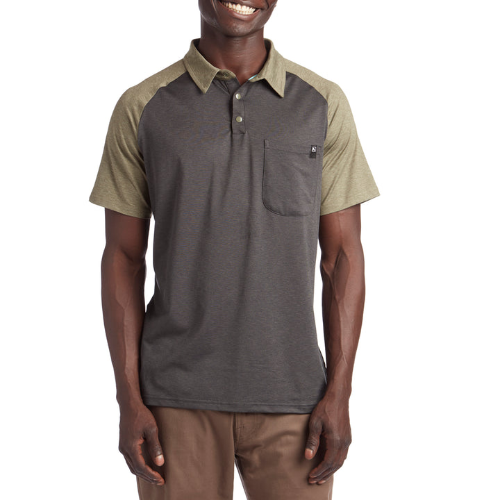 Flylow Lopez Polo Shirt Black/Herb