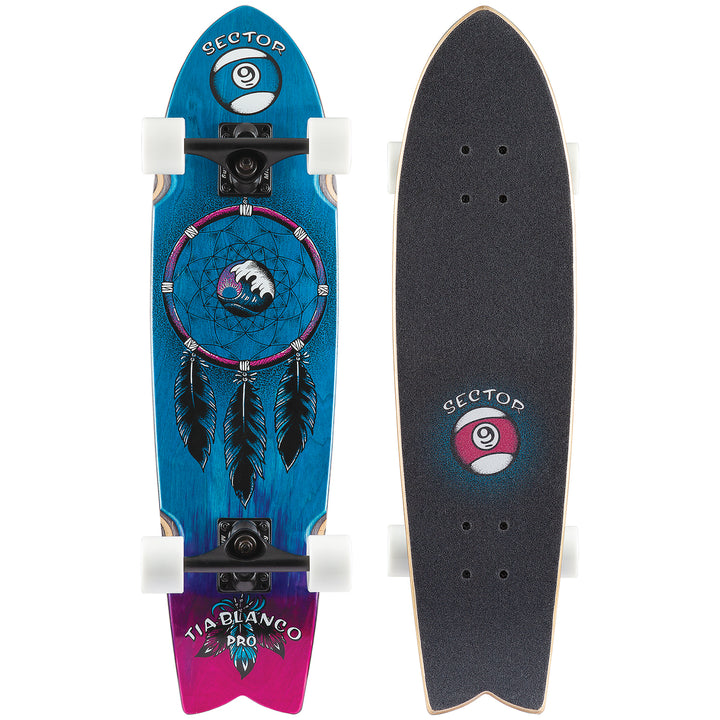 Sector 9 Feather Tia Pro Cruiser Skateboard Complete