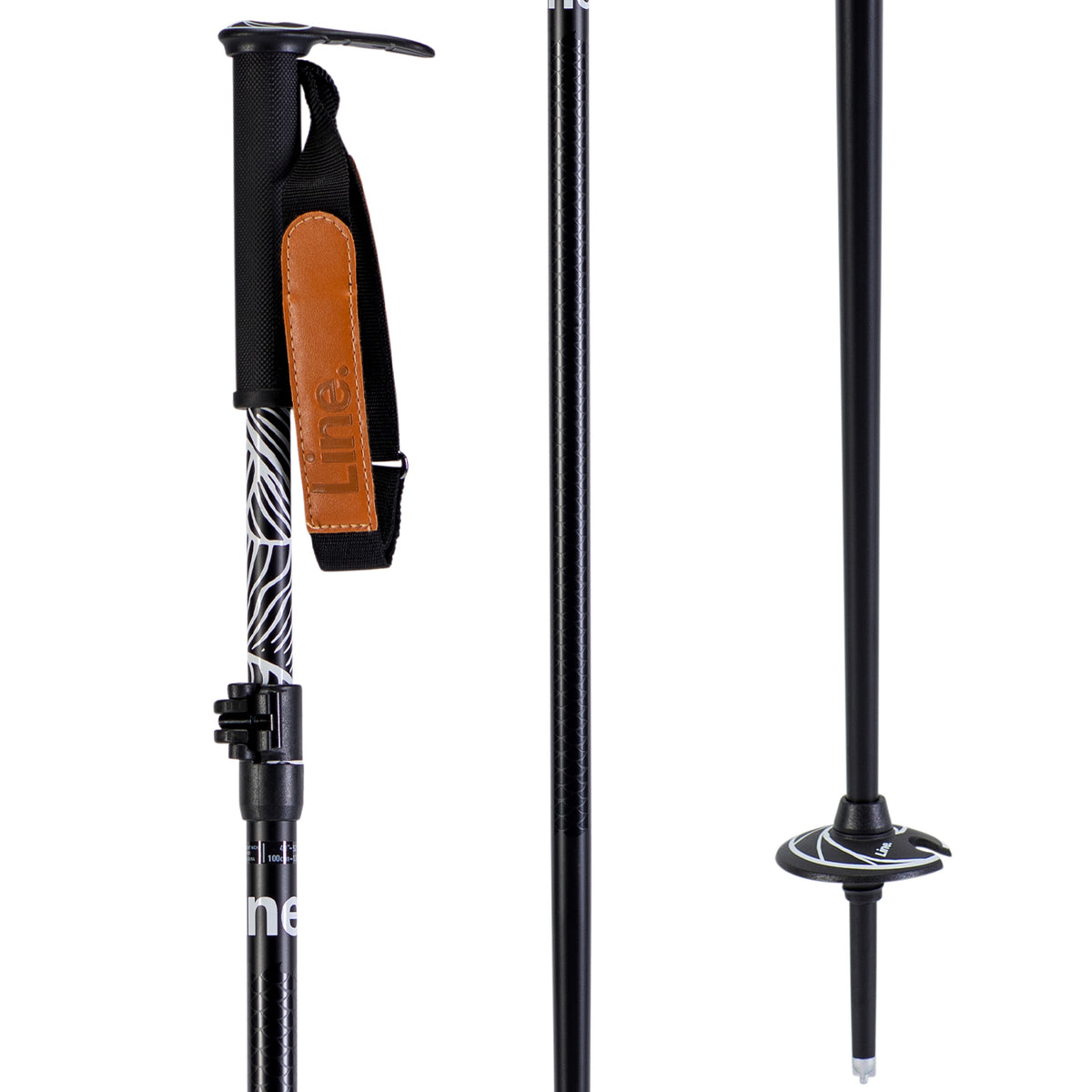 Line Skis Pollard's Paintbrush Ski Poles 2020 Black