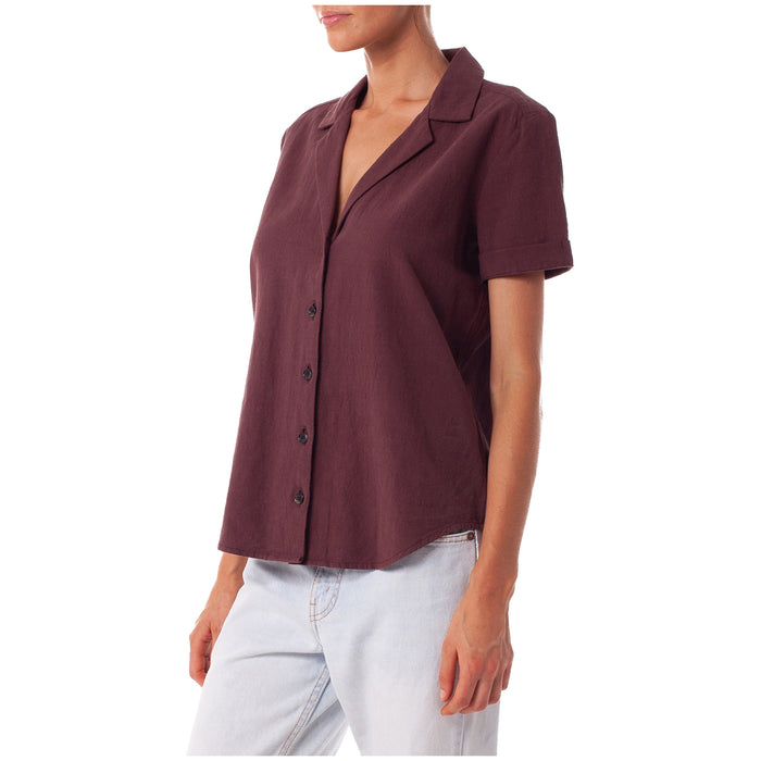 Rhythm Casablanca Top - Women's Mulberry