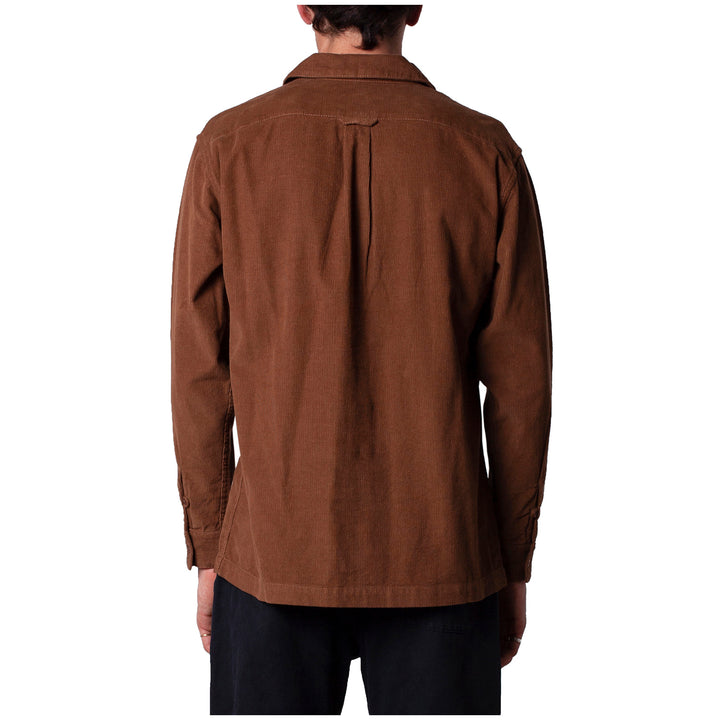 Rhythm Corduroy Long-Sleeve Shirt Almond