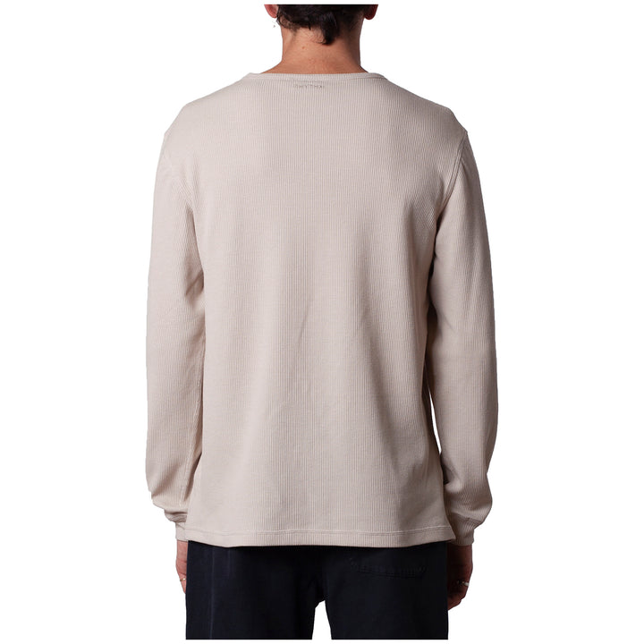 Rhythm Waffle Long-Sleeve Shirt Vintage White