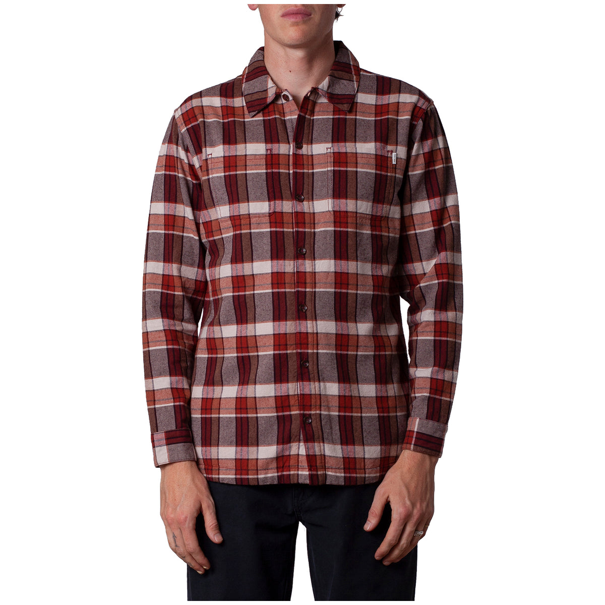 Rhythm Woodsman Long-Sleeve Shirt Maple