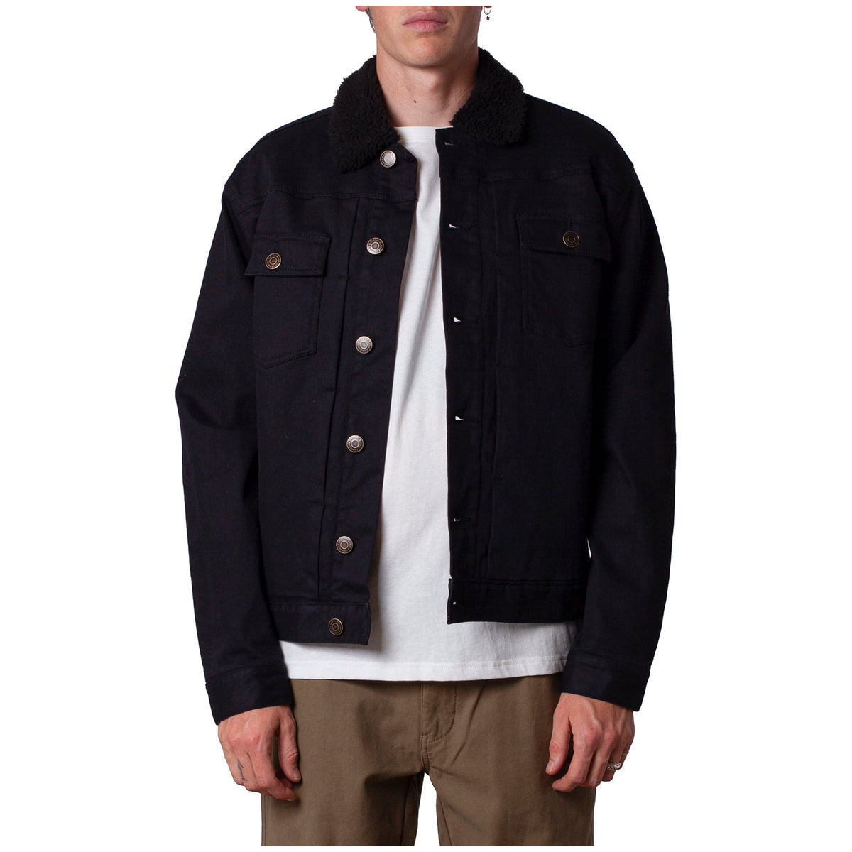 Rhythm Trucker Jacket Black