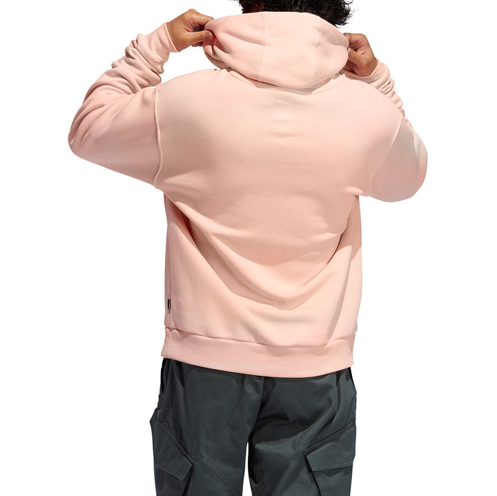 Adidas Solid Pillard Hoodie Glow Pink/White/Viridian