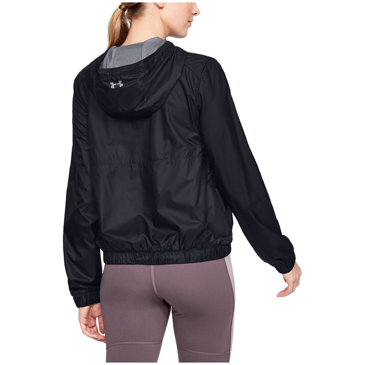 Under Armour Prevail Windbreaker Anorak - Women's Black/Tetra Gray