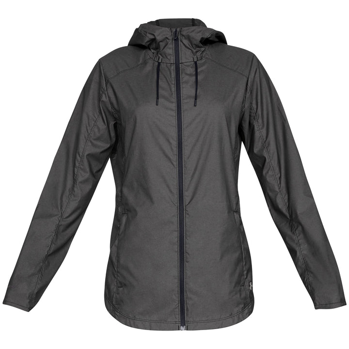 Under Armour Prevail Windbreaker - Women's Black/Black/Tetra Gray