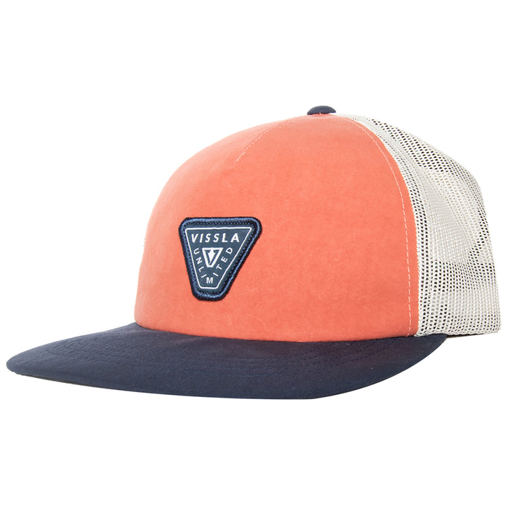 Vissla Lay Day Trucker Hat Rust
