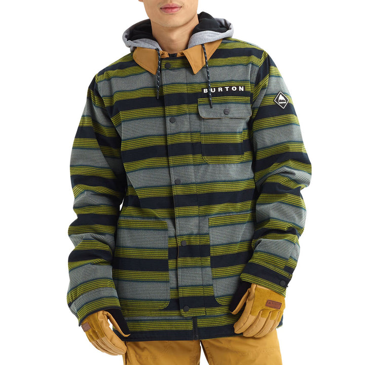 Burton Dunmore Jacket Maize Sap Stripe