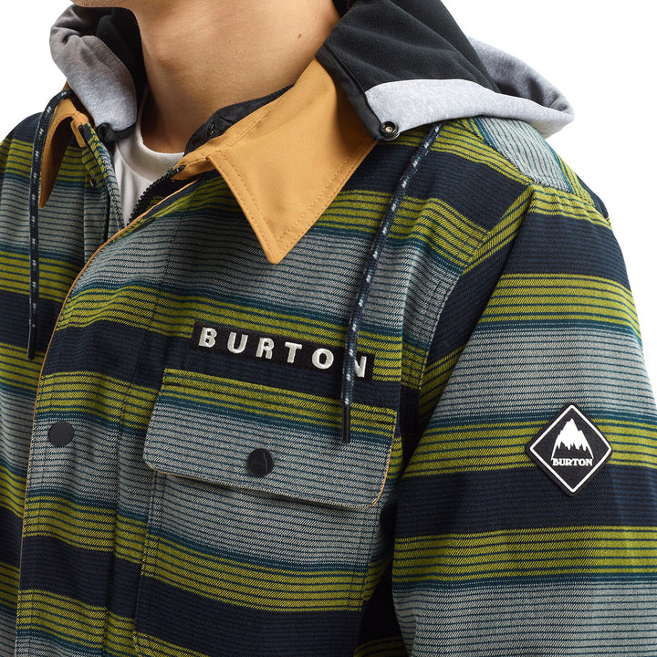 Burton Dunmore Jacket Maize Sap Stripe