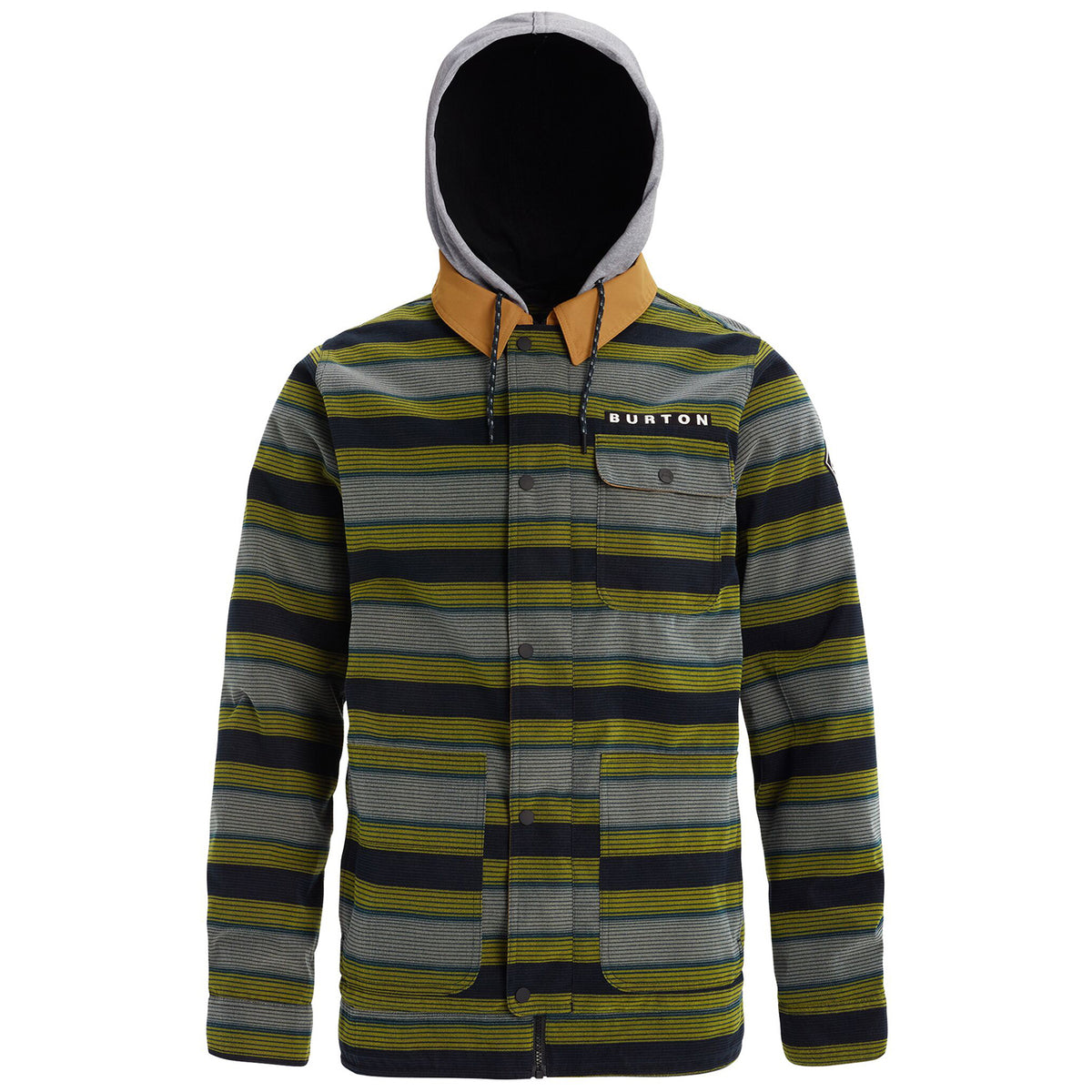 Burton Dunmore Jacket Maize Sap Stripe