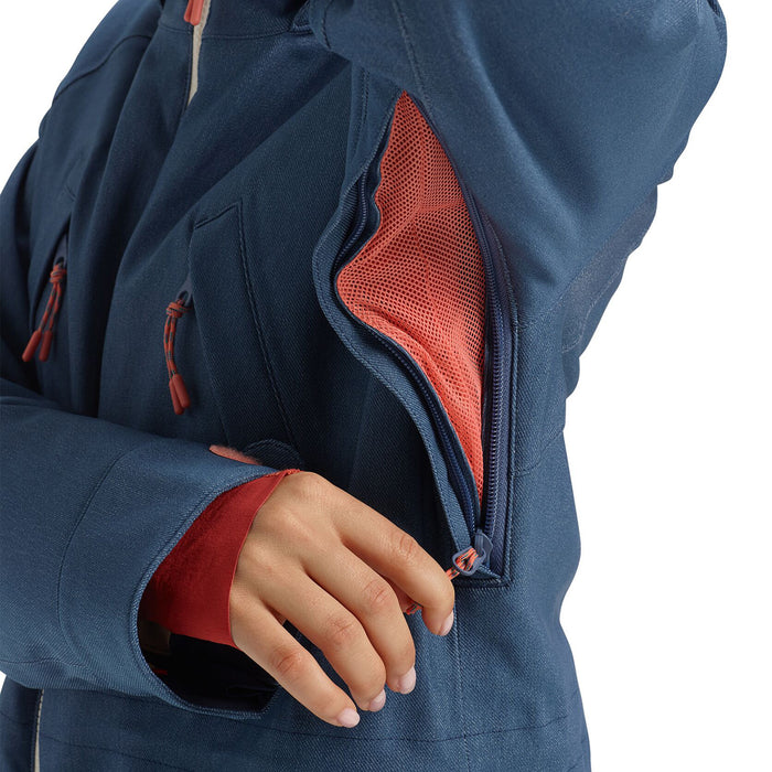 Burton Prowess Stretch Denim Jacket - Women's Light Denim