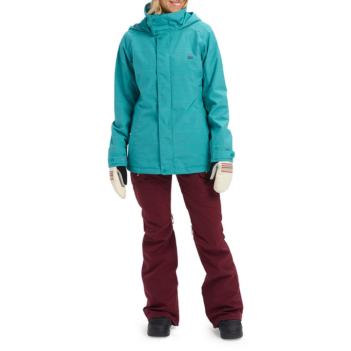Burton Jet Set Jacket - Women's Green-Blue Space Dye