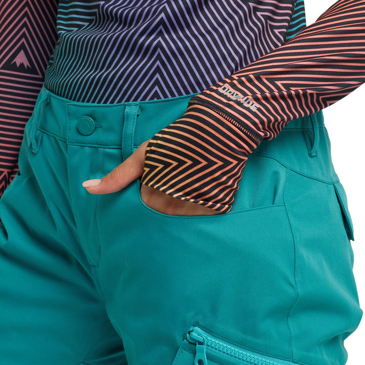 Burton Gloria Pants - Women's Green-Blue Slate