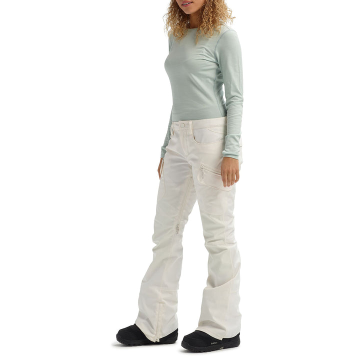 Burton Gloria Stretch 2L Tall Pants - Women's Stout White (past season)