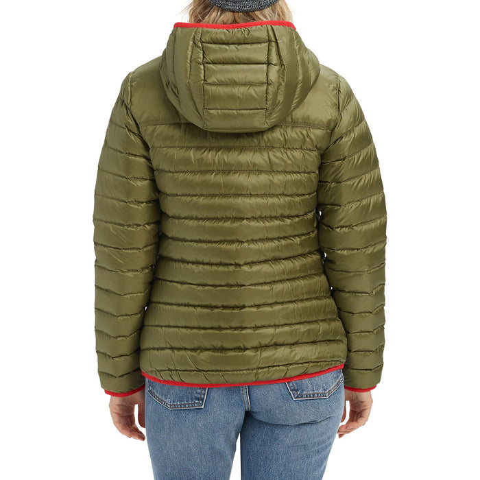 Burton Evergreen Down Hoodie Insulator - Women's Martini Olive/Dress Blue