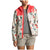 The North Face Printed Cyclone Windbreaker Jacket - Women's Spiced Coral/Vintage White Joshua Tree Print