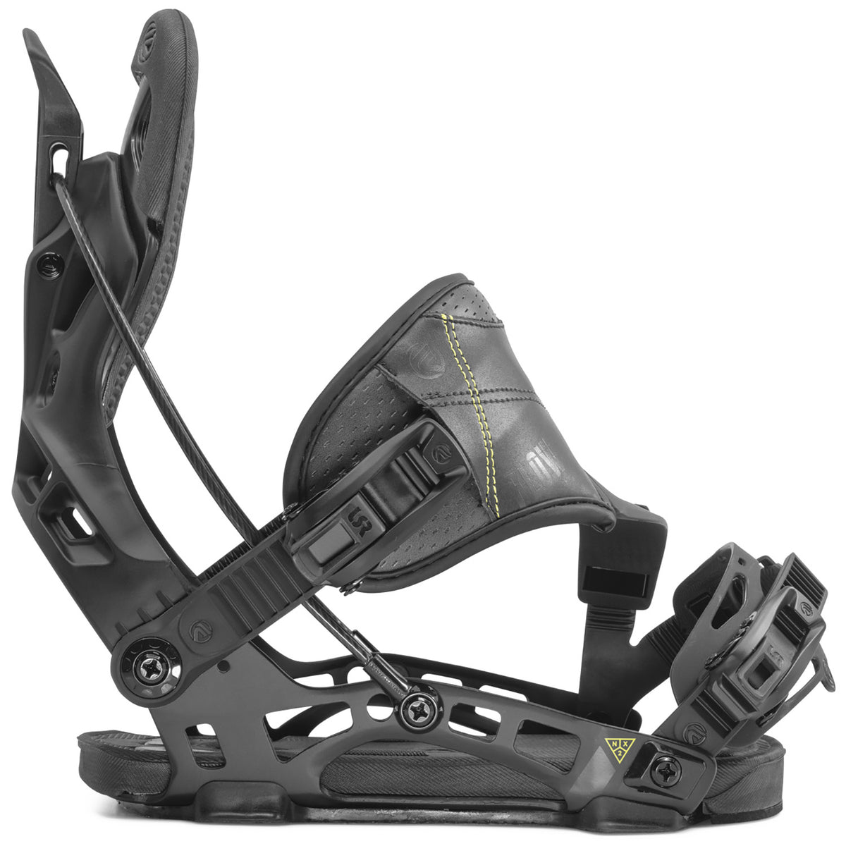 Flow NX2 Hybrid Snowboard Bindings 2020 Black