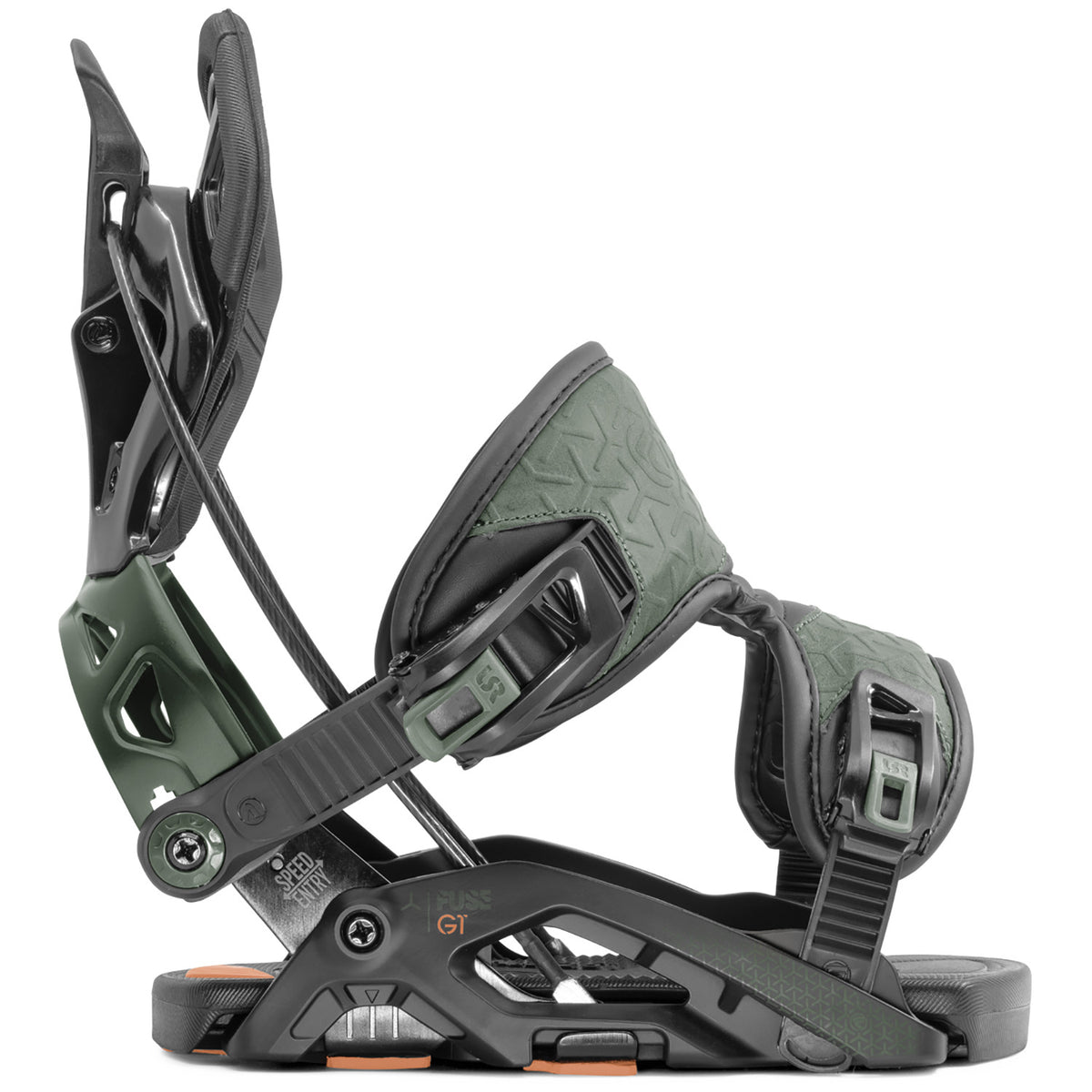Flow Fuse-GT Fusion Snowboard Bindings 2020 Black