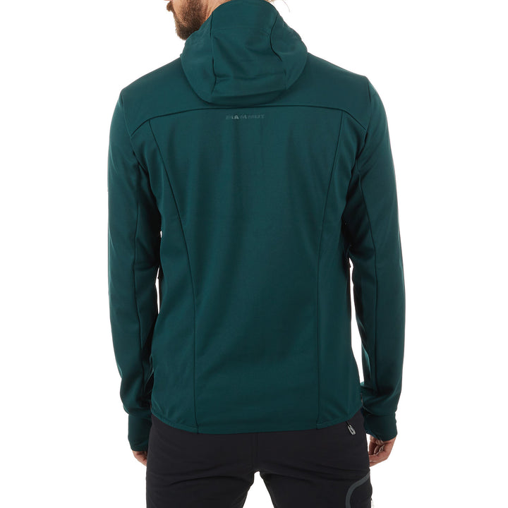 Mammut Ultimate V SO Hooded Jacket Dark Teal-Teal Melange