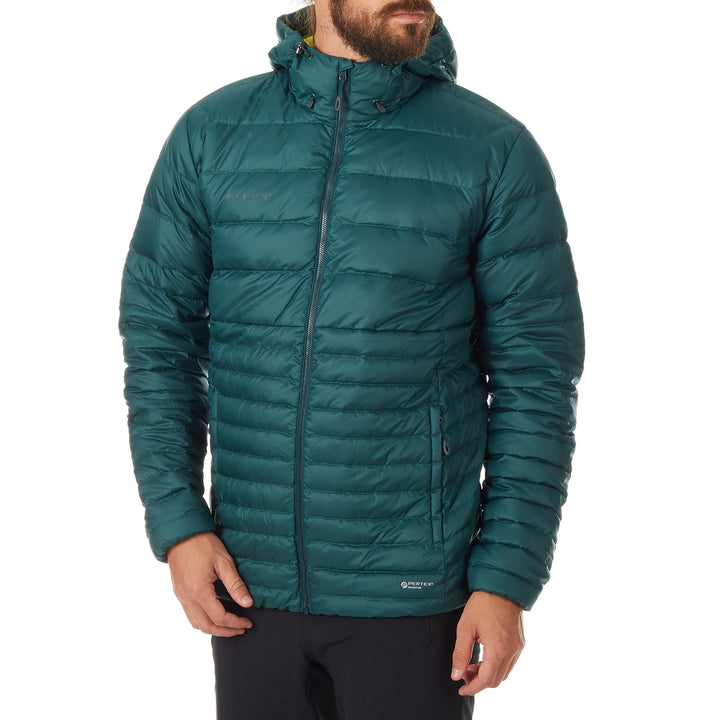 Mammut Convey IN Hooded Jacket Dark Teal-Canary