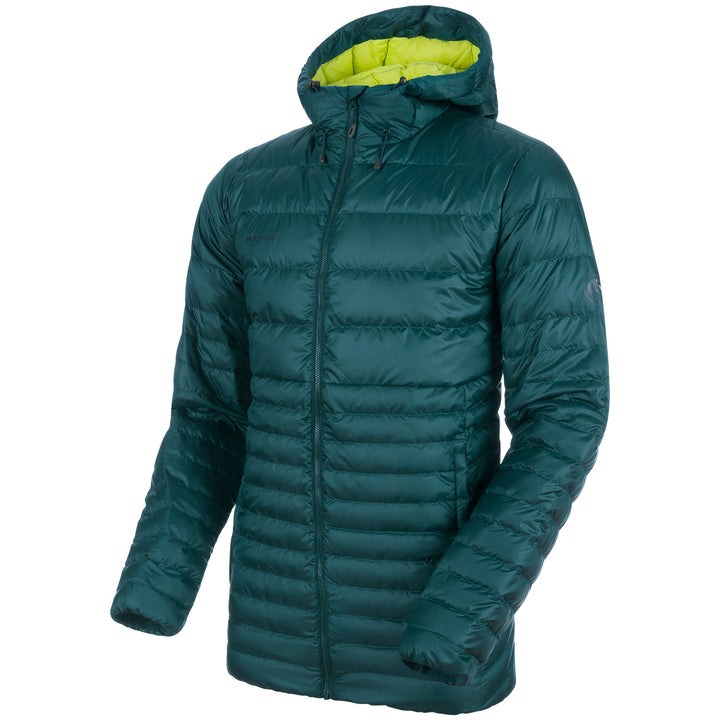 Mammut Convey IN Hooded Jacket Dark Teal-Canary