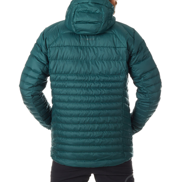 Mammut Convey IN Hooded Jacket Dark Teal-Canary