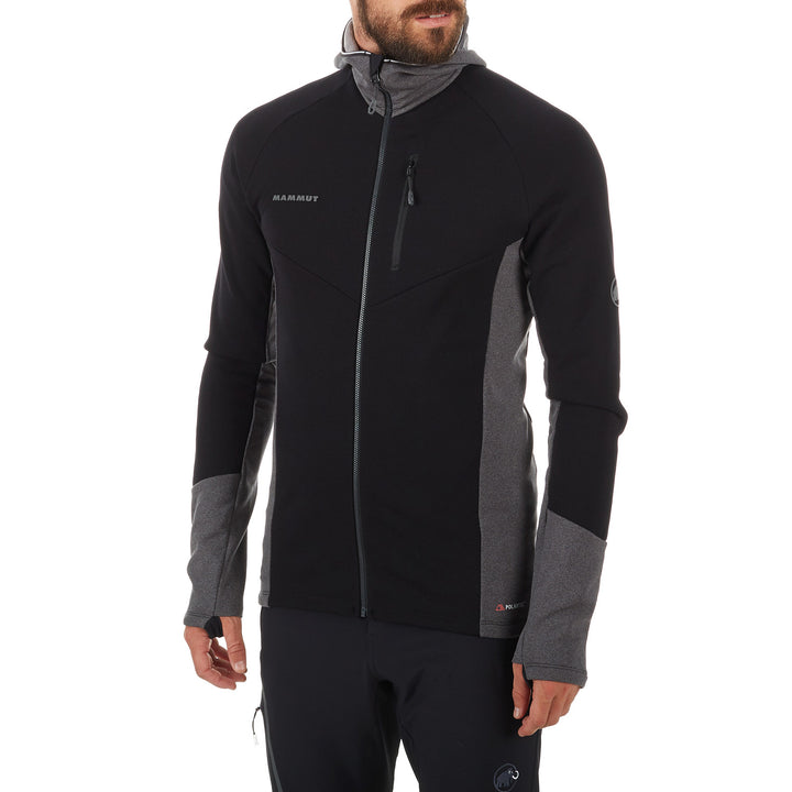 Mammut Aconcagua Pro ML Hooded Jacket Black-Black Melange