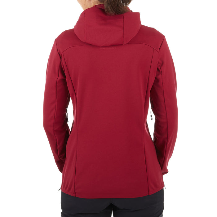 Mammut Ultimate V SO Hooded Jacket - Women's Beet-Beet Melange
