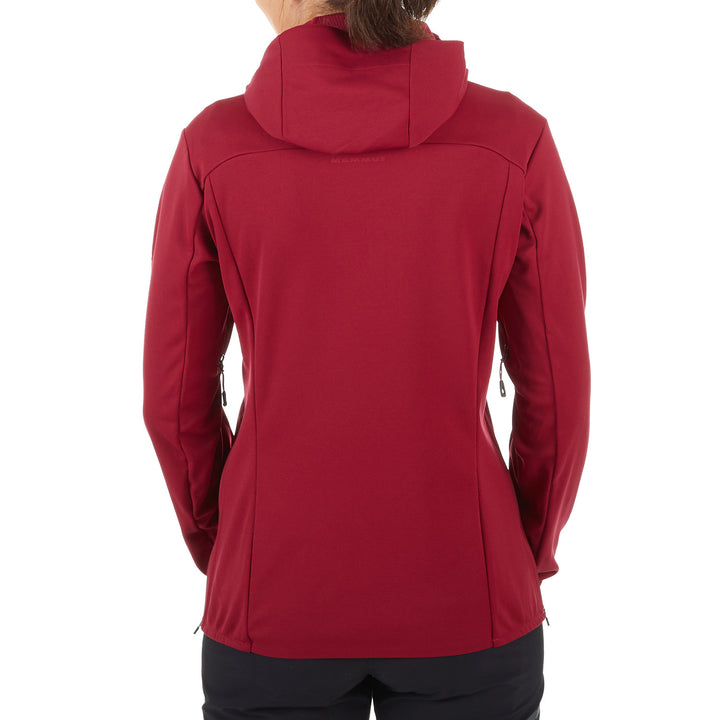 Mammut Ultimate V SO Hooded Jacket - Women's Beet-Beet Melange