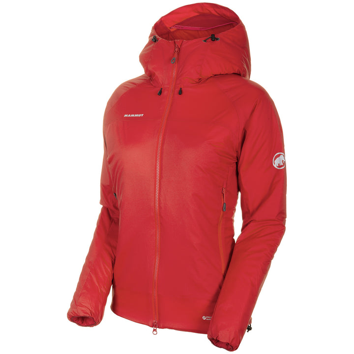 Mammut Rime Insulated Flex Hooded Jacket - Women's Magma