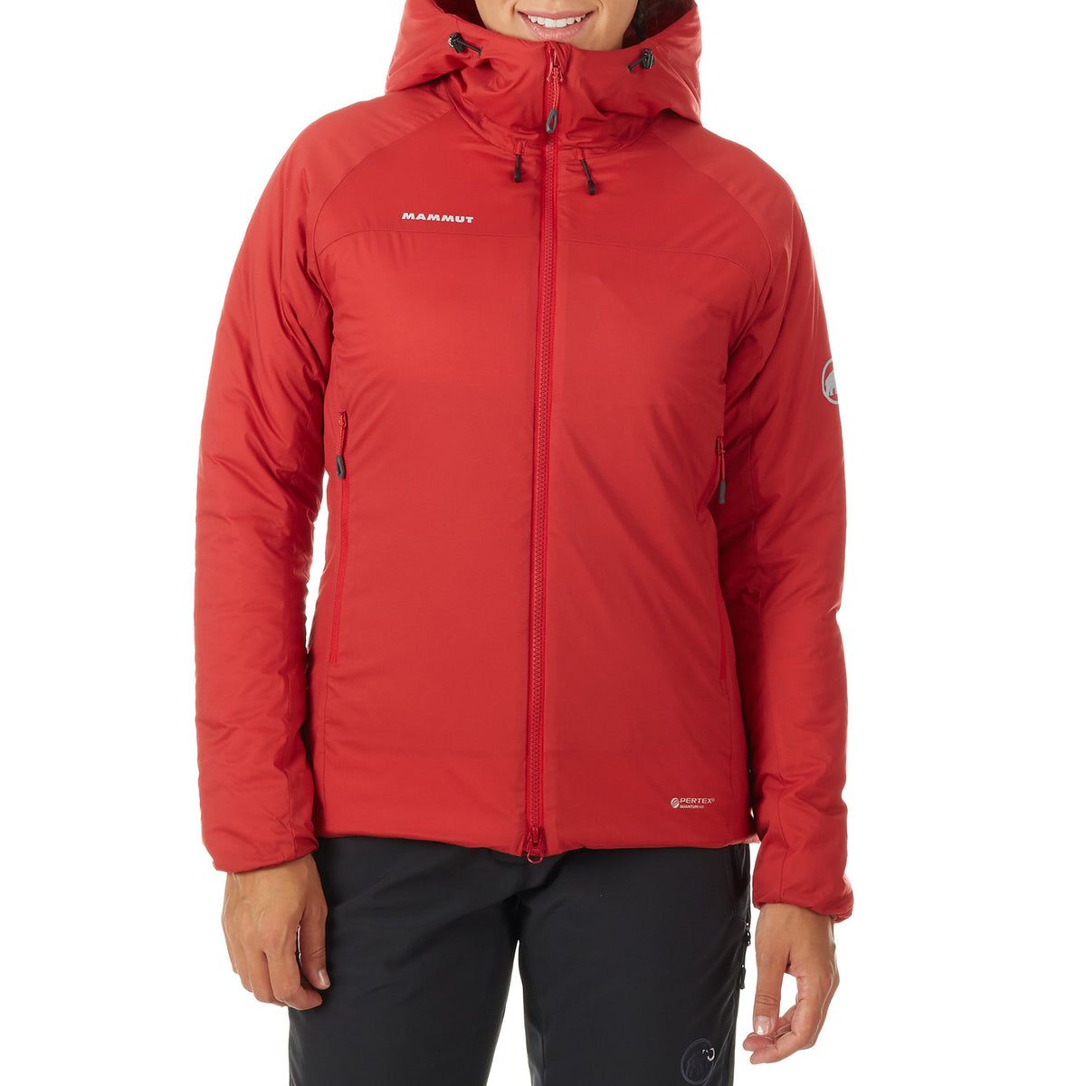Mammut Rime Insulated Flex Hooded Jacket - Women's Magma