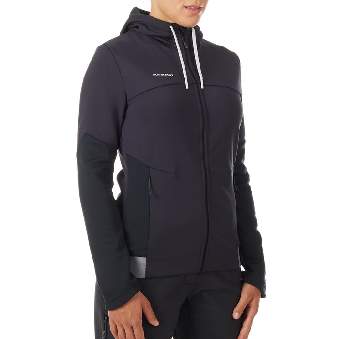 Mammut Alnasca ML Hooded Jacket - Women's Black-Atoll