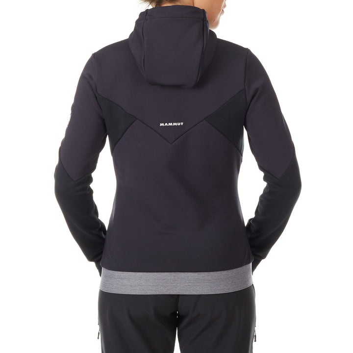 Mammut Alnasca ML Hooded Jacket - Women's Black-Atoll
