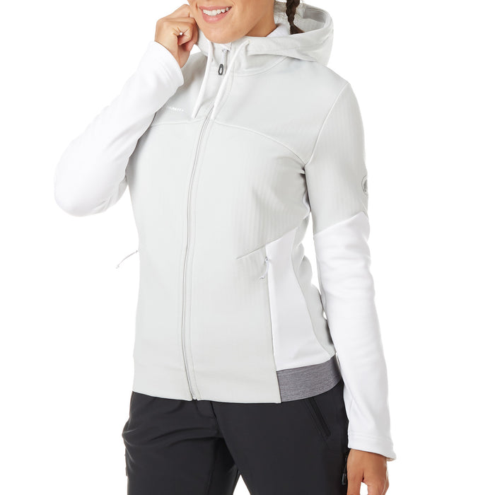 Mammut Alnasca ML Hooded Jacket - Women's Marble-White-White