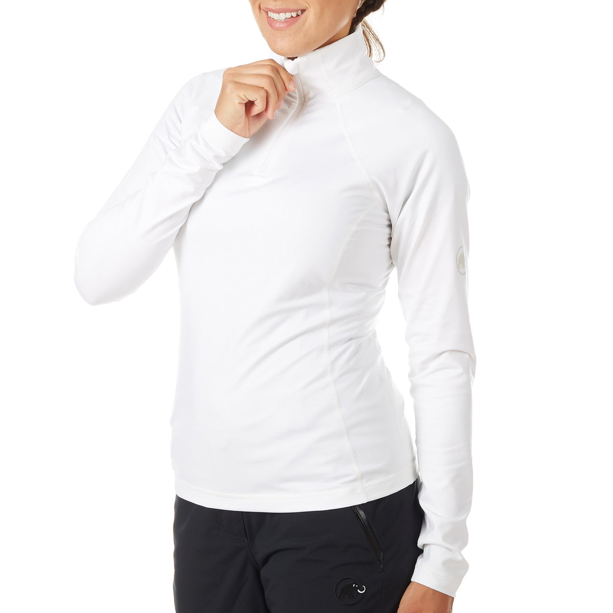 Mammut Snow ML Half Zip Pullover - Women's White