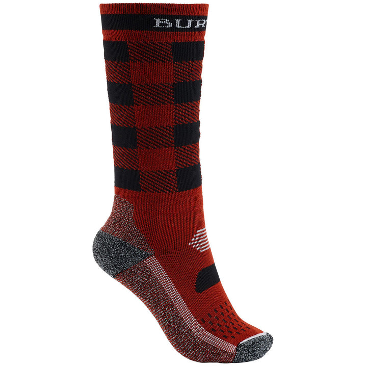 Burton Performance Midweight Socks - Kids' Bitters Buffalo Plaid