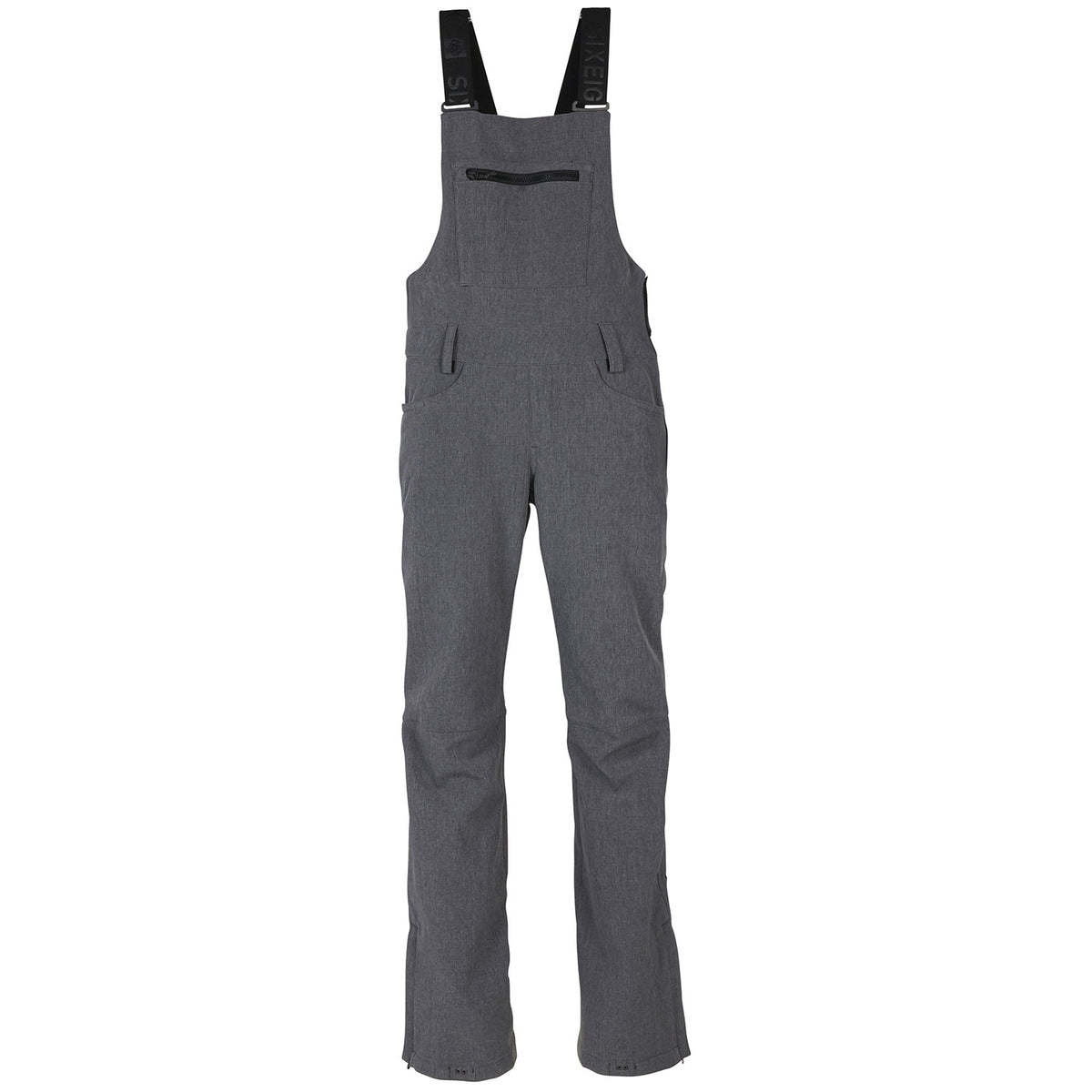 686 Gossip Stretch Softshell Bibs - Women's Black Melange