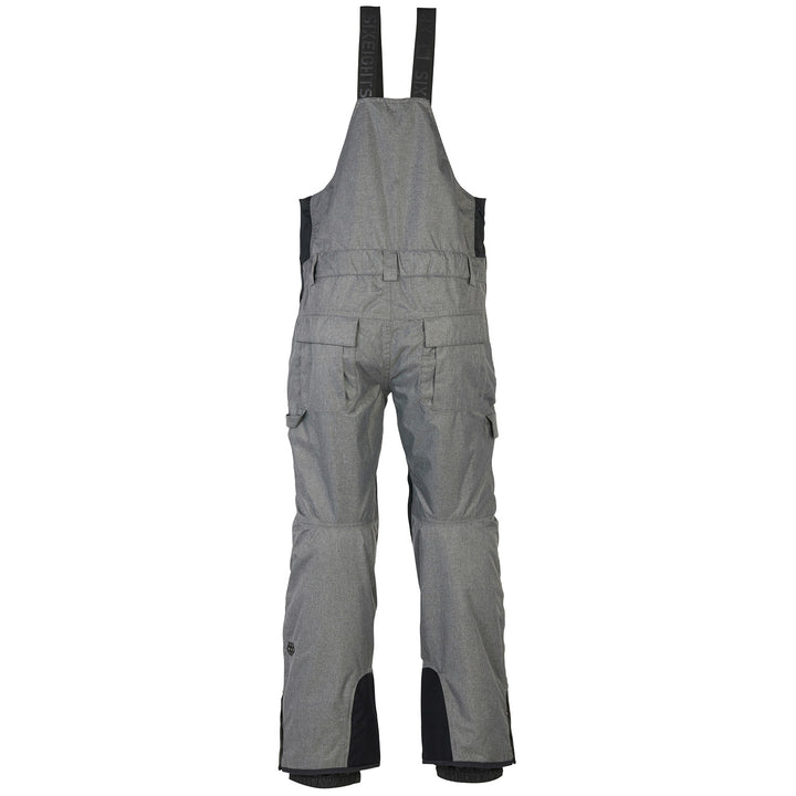 686 Hot Lap Insulated Bibs Grey Melange