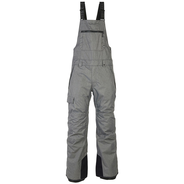 686 Hot Lap Insulated Bibs Grey Melange