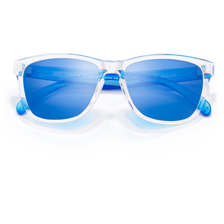 Sunski Originals Sunglasses Clear/Blue Polarized