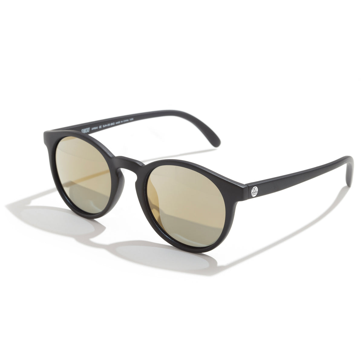 Sunski Dipsea Sunglasses Black/Gold Polarized