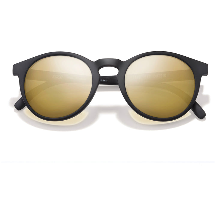 Sunski Dipsea Sunglasses Black/Gold Polarized