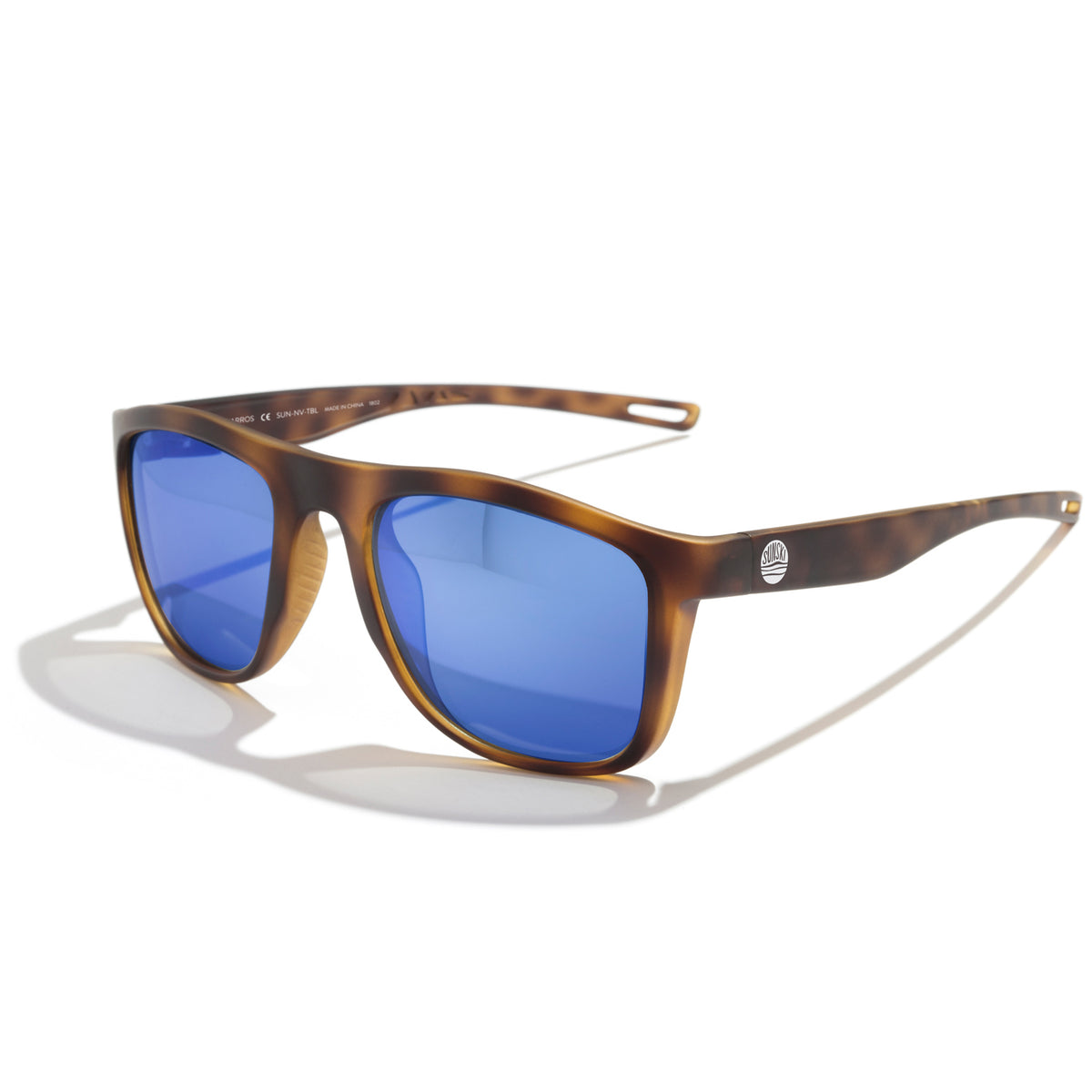 Sunski Navarro Sunglasses Tortoise/Blue Polarized