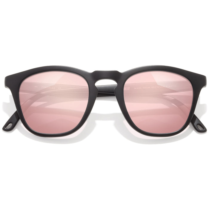 Sunski Portola Sunglasses Black/Rose Polarized
