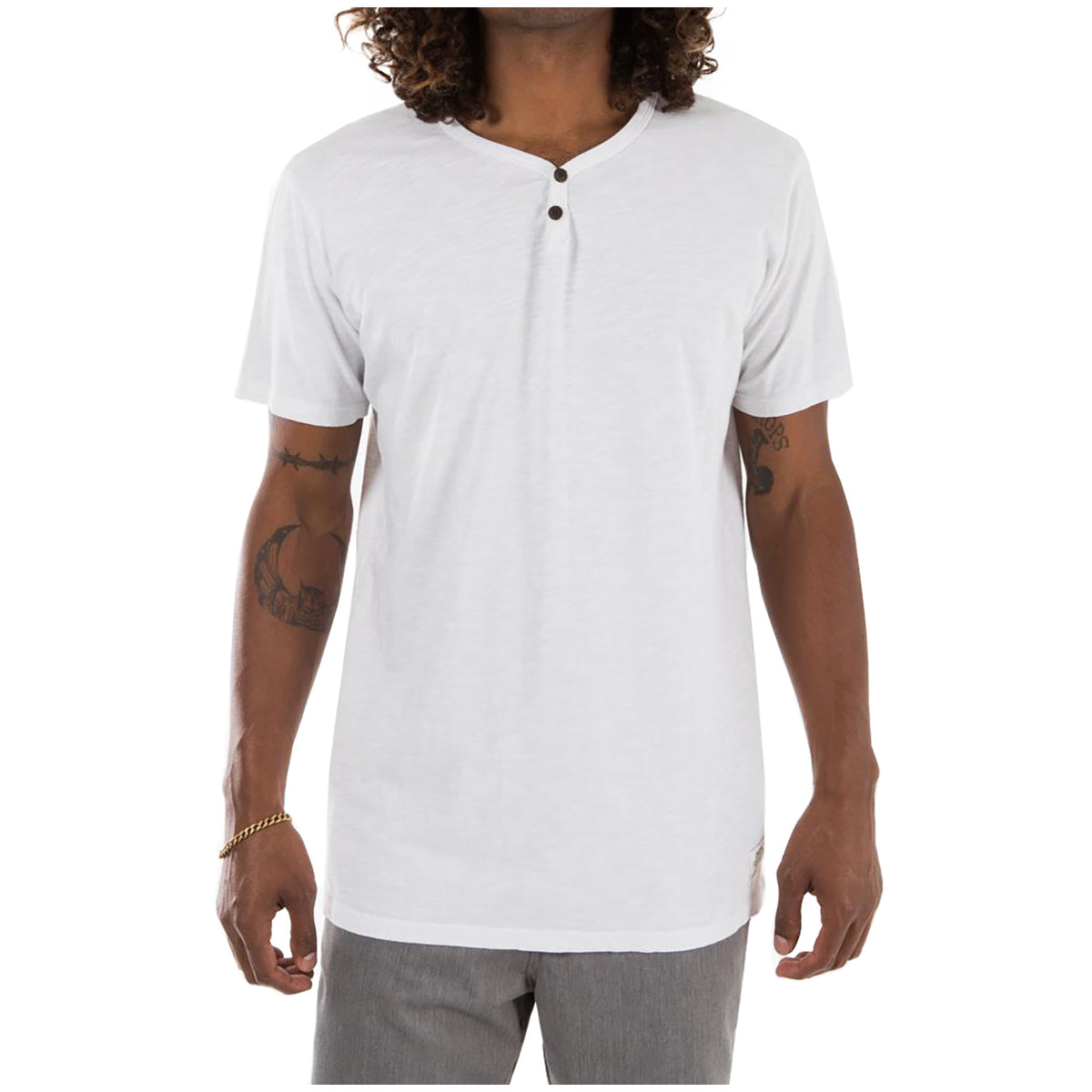 Katin The Folk Henley T-Shirt White