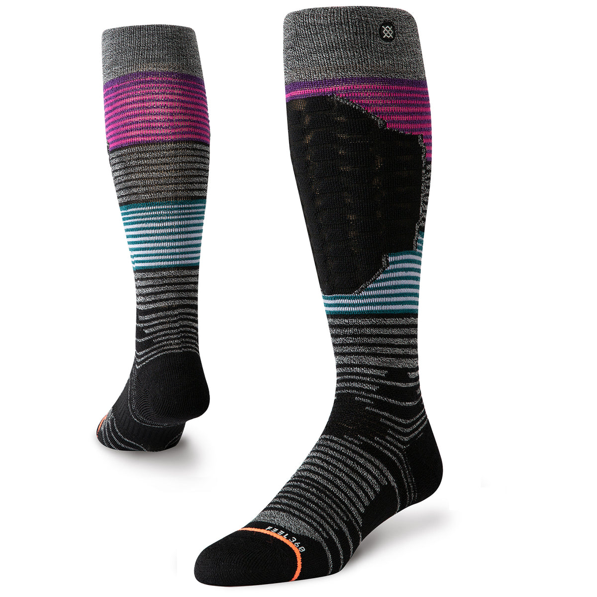 Stance Wolf Crossing Ski Socks - Women's Black