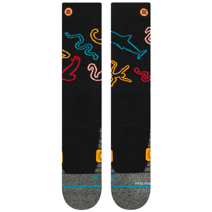 Stance You Are Silly Snow Socks - Big Kids' Black