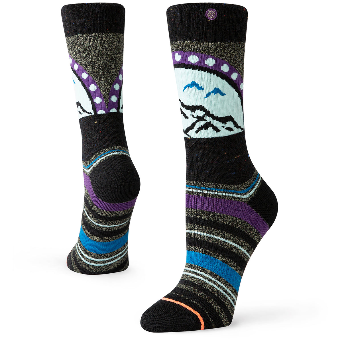Stance Speckled Wood Outdoor Socks - Women's Army Green